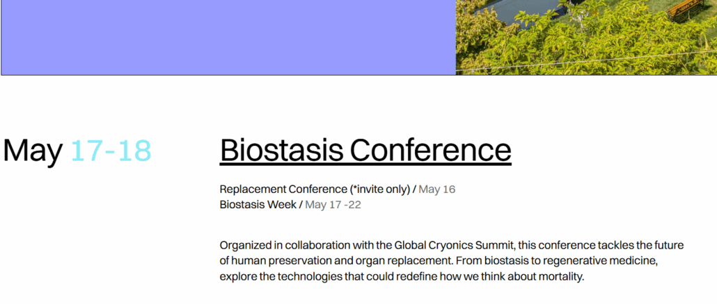 Biostasis