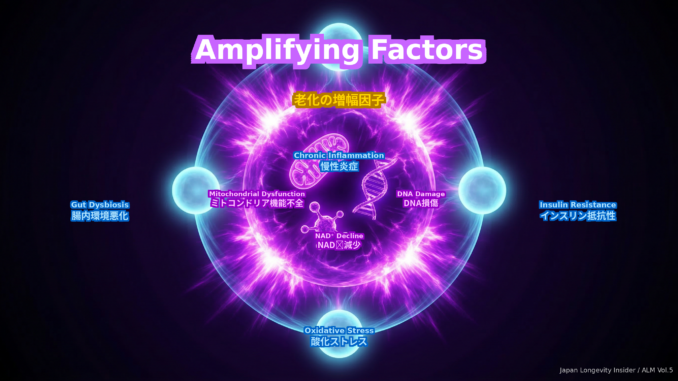 Amplyfing Factors of Aging